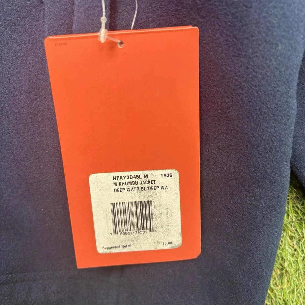 The North Face Khumbu 2 Jacket Mens Medium Zip Up Fleece Outdoor Bluw NWT